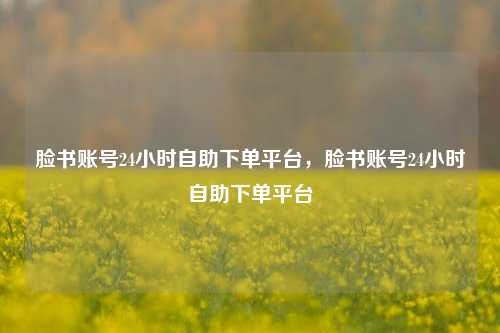 脸书账号24小时自助下单平台，脸书账号24小时自助下单平台