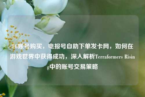TG账号购买，电报号自助下单发卡网，如何在游戏世界中获得成功，深入解析Terraformers Rising中的账号交易策略