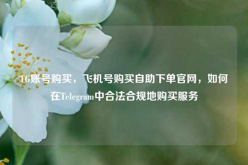 TG账号购买，飞机号购买自助下单官网，如何在Telegram中合法合规地购买服务